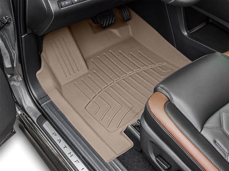 Picture of WeatherTech 22-24 Infiniti QX60 Front FloorLiner HP - Tan