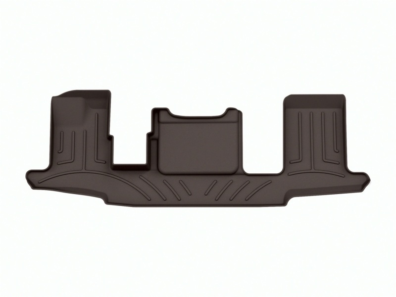 Picture of WeatherTech 22-24 Infiniti QX60 / 22-24 Nissan Pathfinder (Capt Chairs) Rear FloorLiner HP - Cocoa