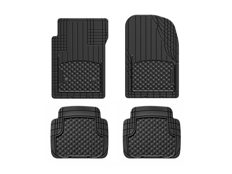 Picture of WeatherTech Universal Front and Rear Trim-to-Fit Mat (4pc Set) - Black