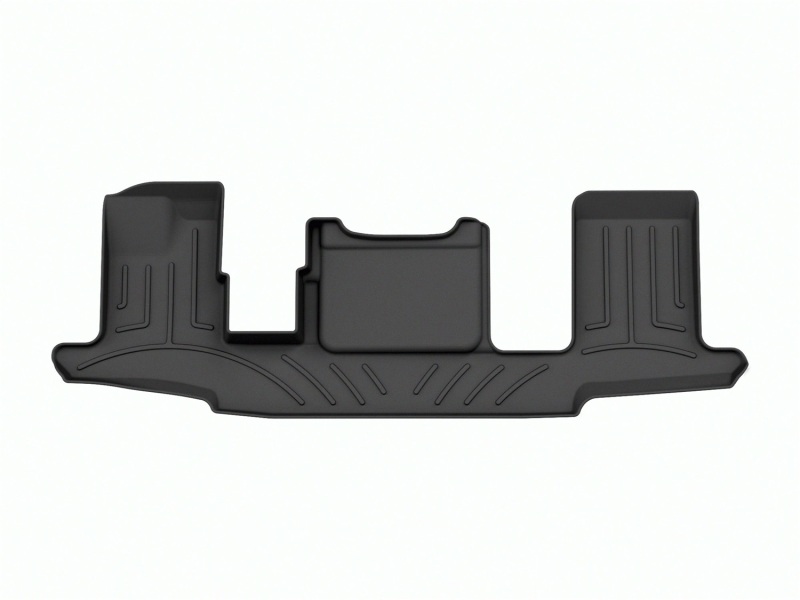 Picture of WeatherTech 22-24 Infiniti QX60 / 22-24 Nissan Pathfinder (Captains Chairs) Rear FloorLiner HP - Blk
