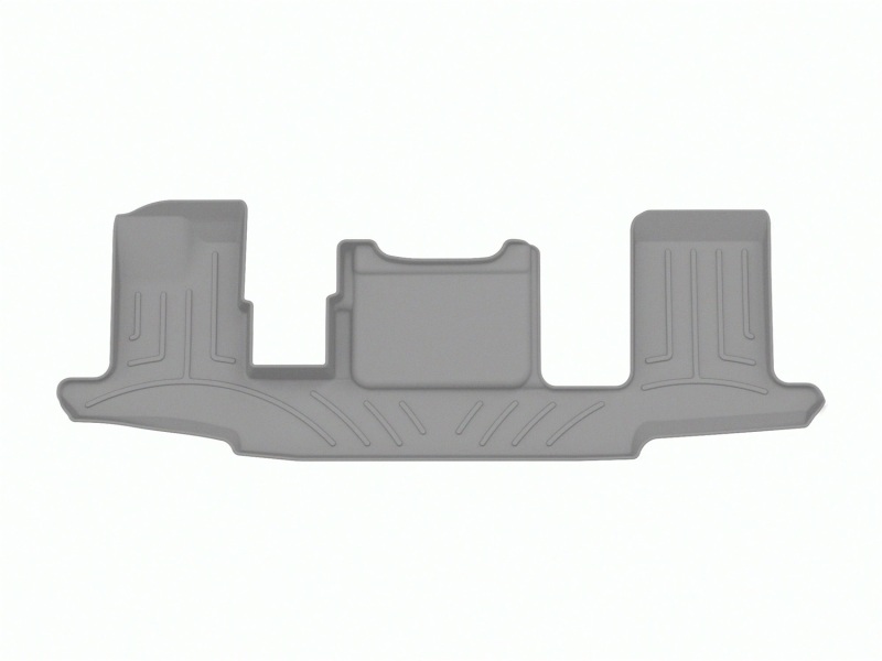 Picture of WeatherTech 22-24 Infiniti QX60 / 22-24 Nissan Pathfinder (Captain Chairs) Rear FloorLiner HP - Grey