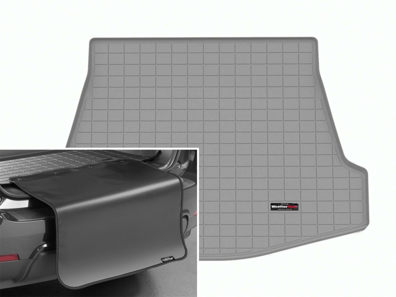 Picture of WeatherTech 23-24 Subaru Solterra/Toyota bZ4X Cargo Liner w/Bumper Protector - Grey