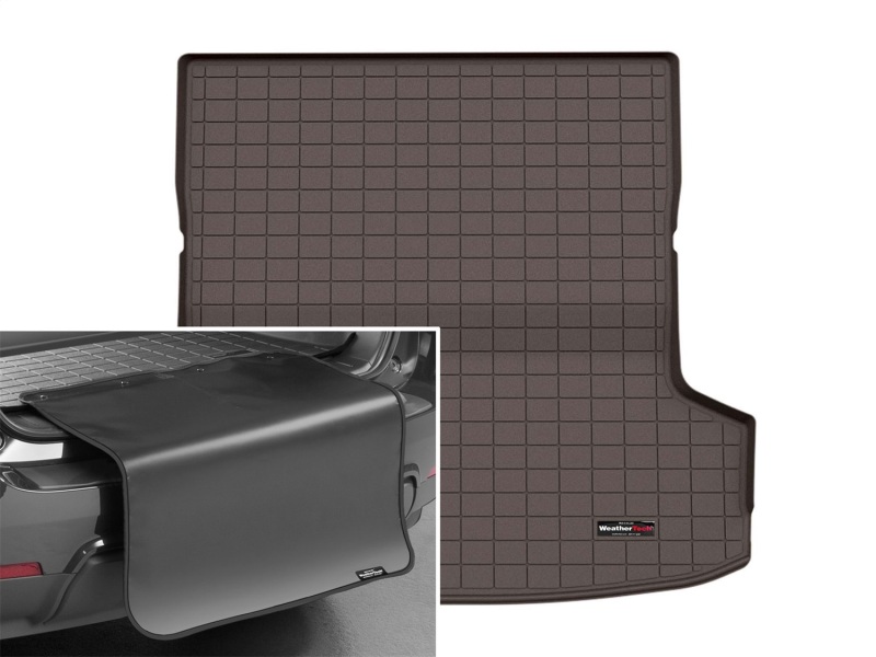 Picture of WeatherTech 2024 Kia EV9 Cargo Liner w/Bumper Protector - Cocoa