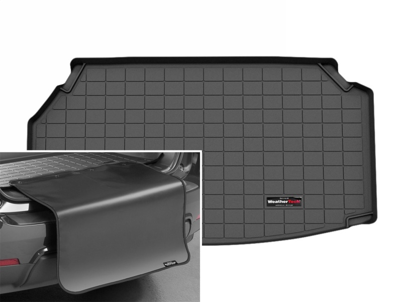 Picture of WeatherTech 23-24 Genesis Electrified G80 Cargo Liner w/Bumper Protector - Black