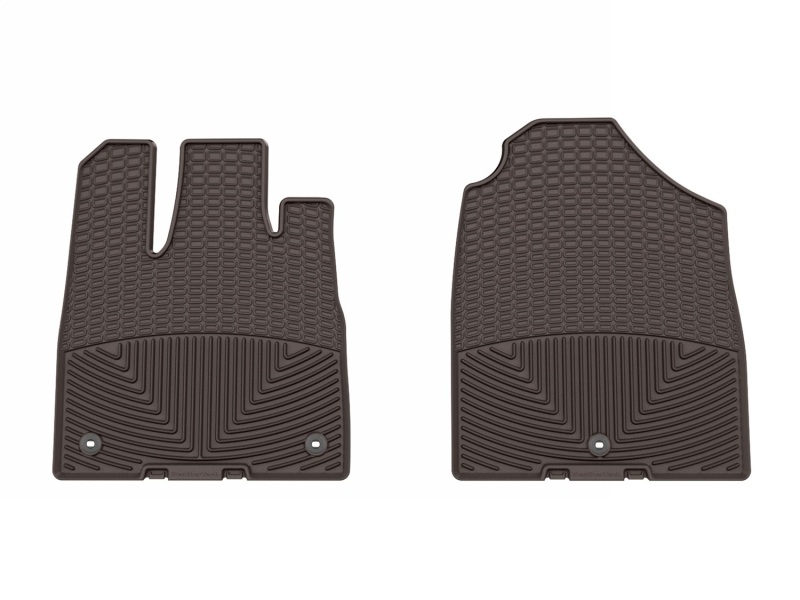 Picture of WeatherTech 23-25 Honda Pilot Front All-Weather Floor Mats - Cocoa
