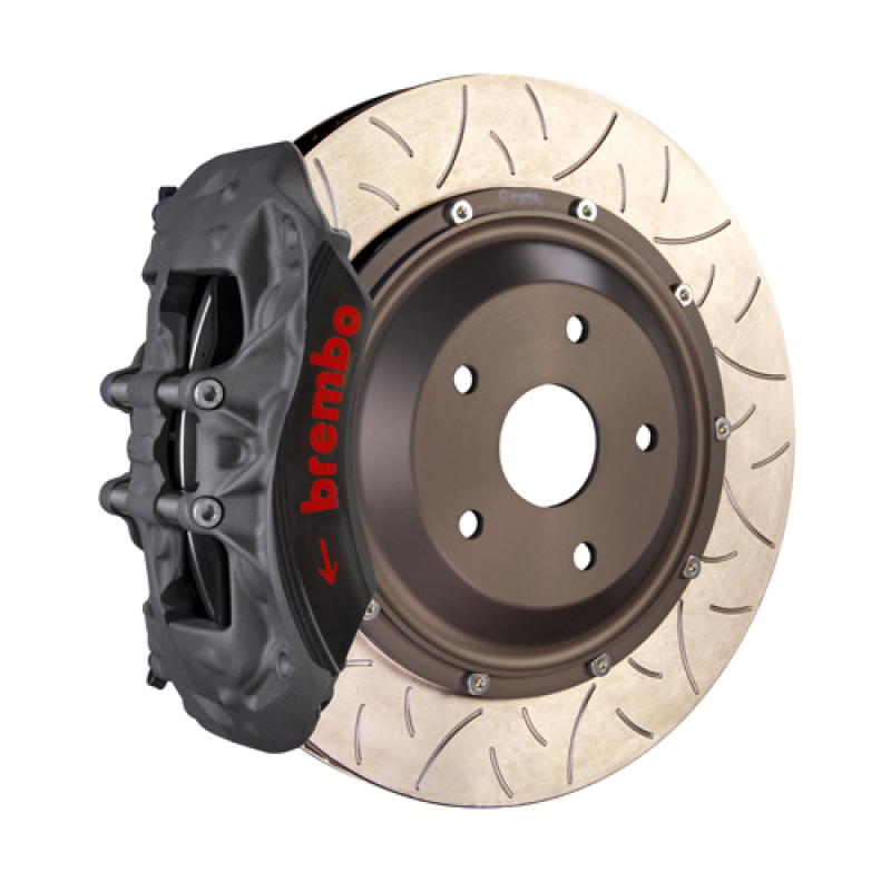 Picture of Brembo 05-11 Porsche 987 Boxster S/ Spyder PISTA Front Race BBK 2pc 355x35x53a 2pc Rotor T3