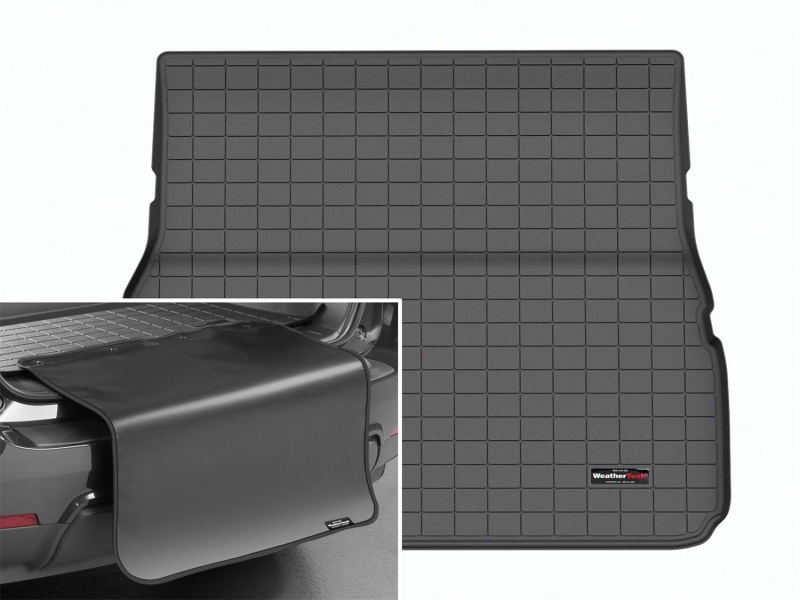Picture of WeatherTech 2024 Lexus GX 6/7 Passenger Cargo Liner w/Bumper Protector - Black