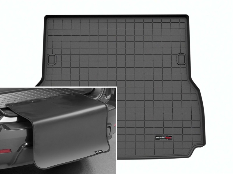 Picture of WeatherTech 2024 Toyota Land Cruiser Cargo Liner w/Bumper Protector - Black