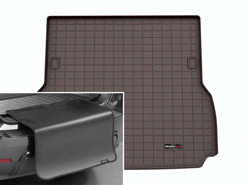 Picture of WeatherTech 2024 Toyota Land Cruiser Cargo Liner w/Bumper Protector - Cocoa