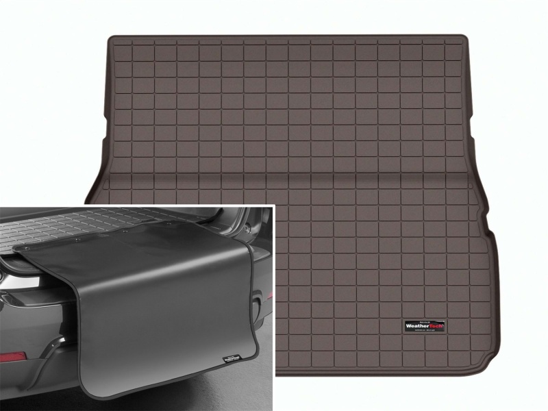 Picture of WeatherTech 2024 Lexus GX 6/7 Passenger Cargo Liner w/Bumper Protector - Cocoa