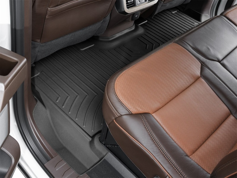 Picture of WeatherTech 23-24 Ford F-250/F-350/F-450/F-550 Rear FloorLiner HP - Black