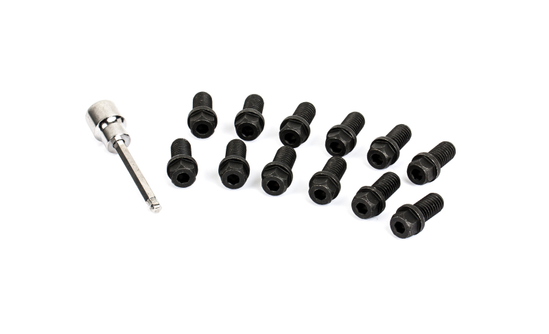 Picture of Cometic Header Bolts 3/8 - 16 3/4in Grade 5 Black Oxide Finish With Hex and Socket Head