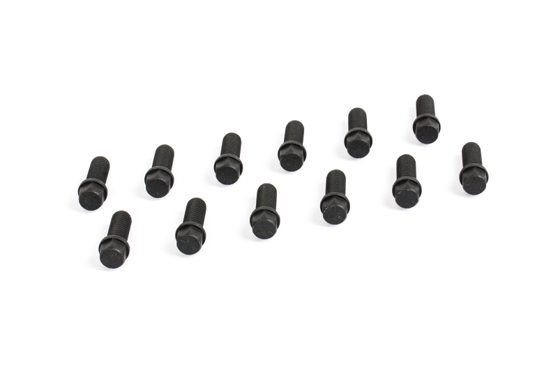 Picture of Cometic Header Bolts 3/8 - 16 x 1in Grade 5 Black Oxide Finish With Compact Hex Head