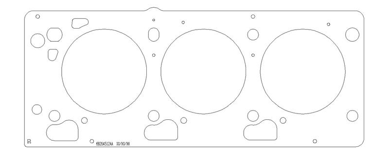 Picture of Cometic Chrysler EGF/EGG/EGJ/EGK/EGQ/EGS SOHC V6 .075in MLS Cylinder Head Gasket - 96.5mm Bore - RHS
