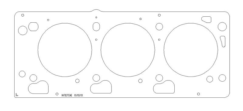 Picture of Cometic Chrysler EGF/EGG/EGJ/EGK/EGQ/EGS SOHC V6 .075in MLS Cylinder Head Gasket - 96.5mm Bore - LHS