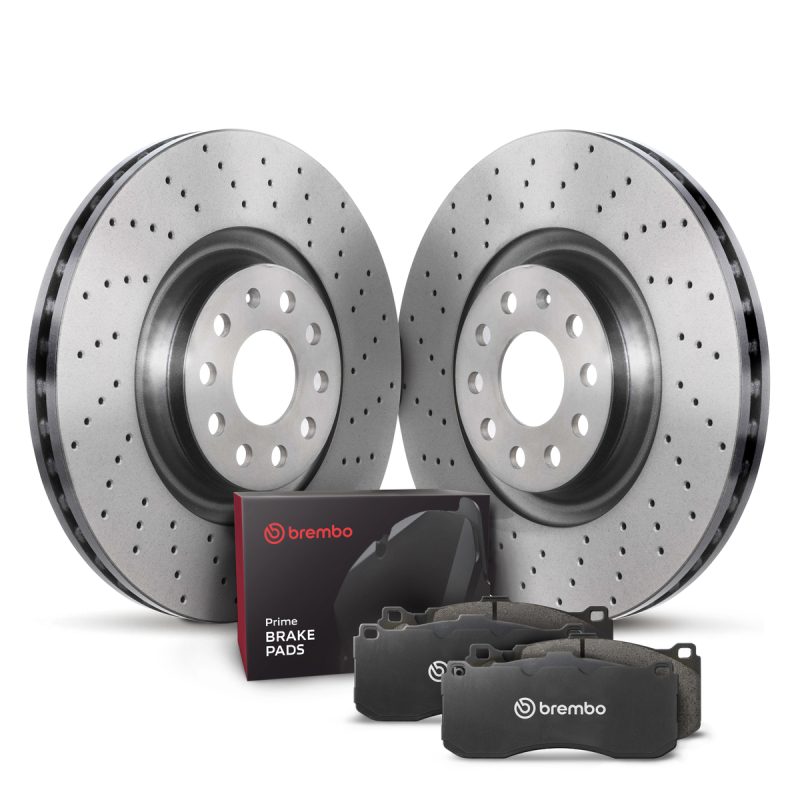 Picture of Brembo OE 00-06 Audi TT/TT Quattro/02-06 Volkswagen Golf/02-05 Jetta Front Disc Brake Kit