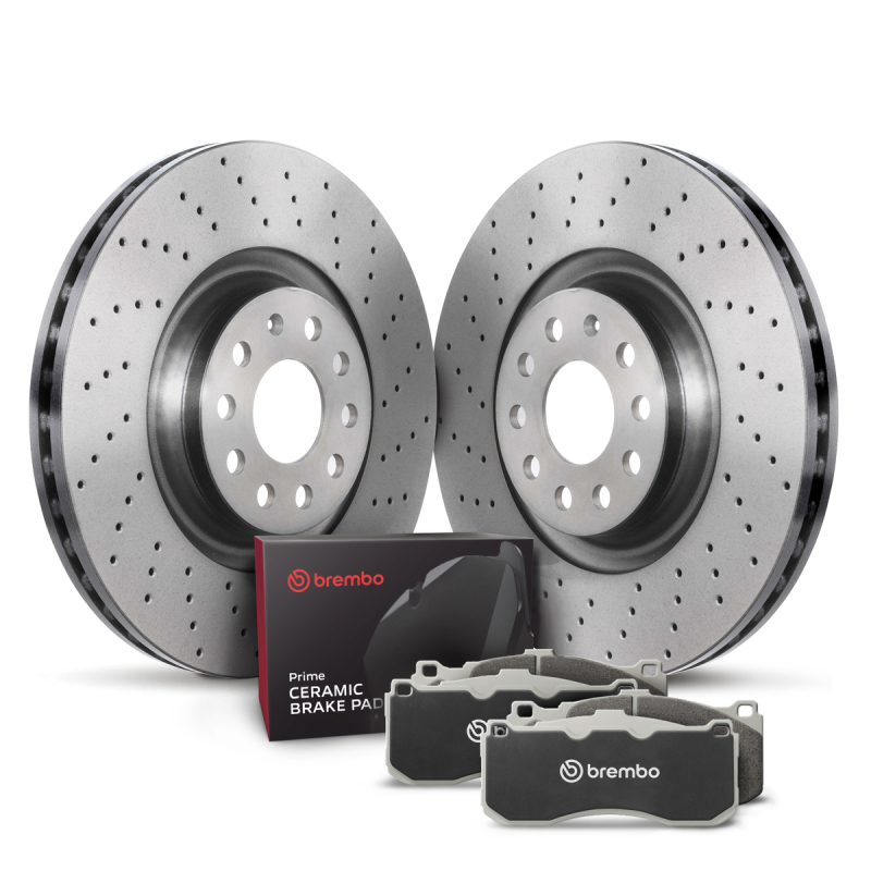 Picture of Brembo OE 02-06 Audi A4/A4 Quattro/98-04 A6/A6 Quattro Front Disc Brake Kit
