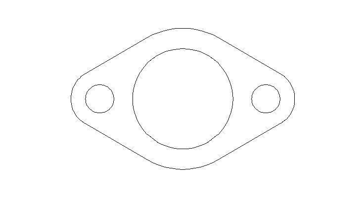 Picture of Cometic Chevrolet Mark-IV GM Gen-V/VI Big Block V8 .039in Fiber Water Pump Mounting Gasket