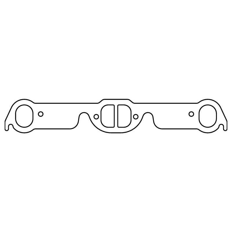 Picture of Cometic Pontiac V8 .094in HTG Exhaust Manifold Gasket Set - 1.940in x 1.500in D/Oval Ports