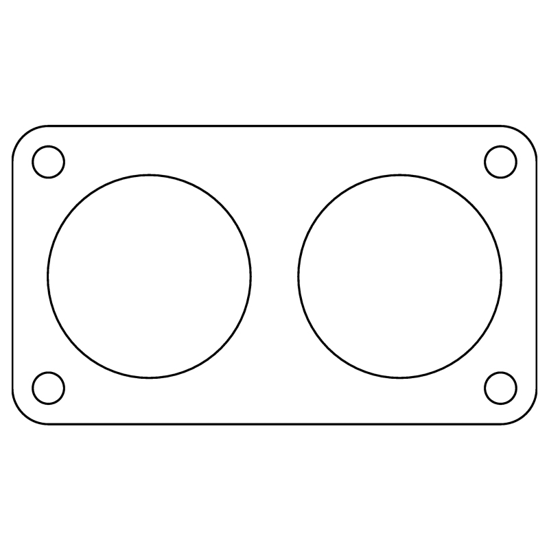 Picture of Cometic Ford 5.0/5.8/7.0/7.5L .020in Fiber Truck Throttle Body Gasket - 1985-1997