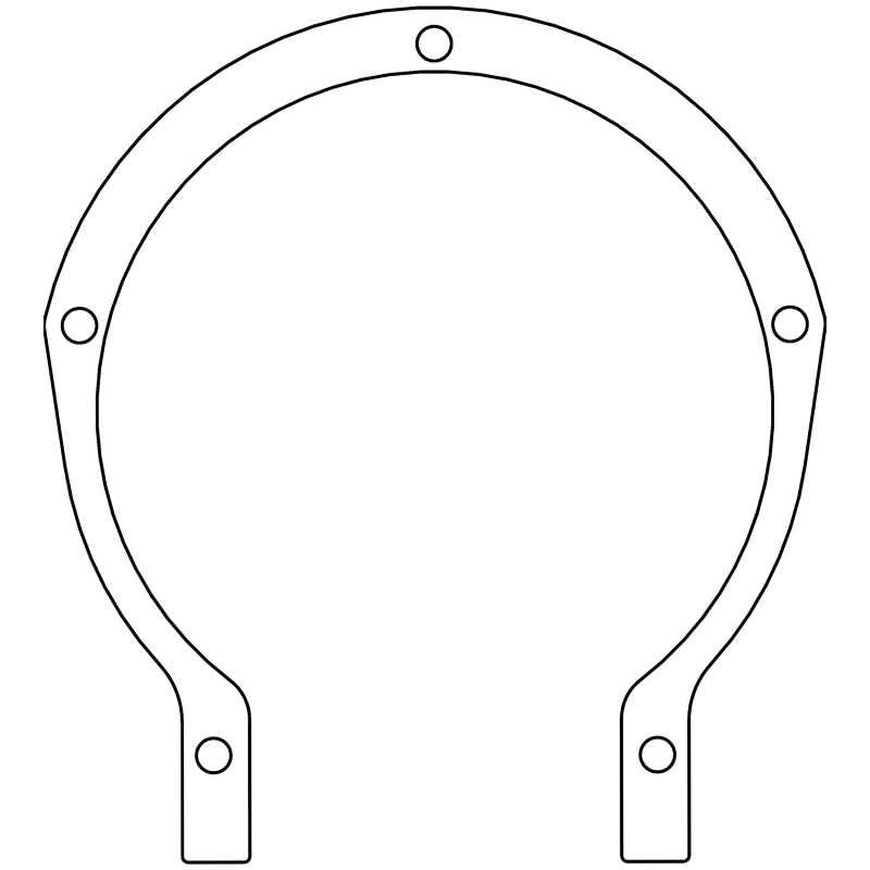 Picture of Cometic Ford Flathead V8 8BA/8CM .015in Fiber Timing Cover Gasket - 1948-1953