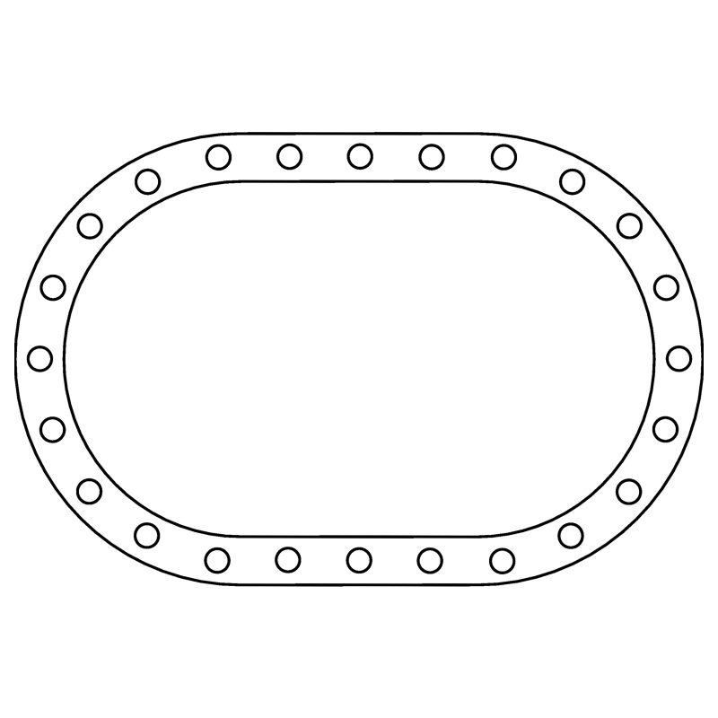 Picture of Cometic Fuel Cell .062in Fiber Filler Gasket - 24 Bolt - Oval