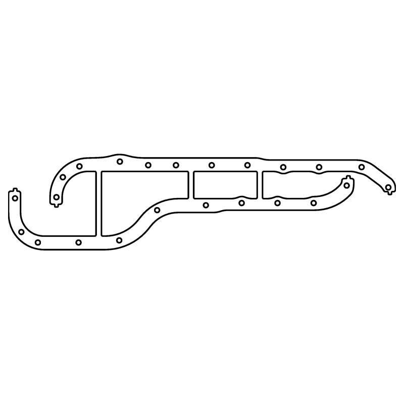 Picture of Cometic Ford EAO Cosworth YB .060in AFM Oil Pan Gasket - Pan Rails Only
