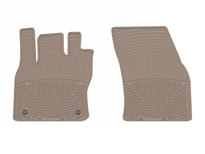 Picture of WeatherTech 18-24 Volkswagen Tiguan Front All-Weather Floor Mats - Tan
