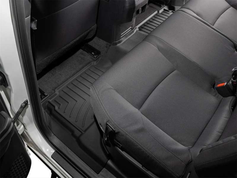 Picture of WeatherTech 2024 Toyota Tacoma DC Auto Rear FloorLiner HP - Black
