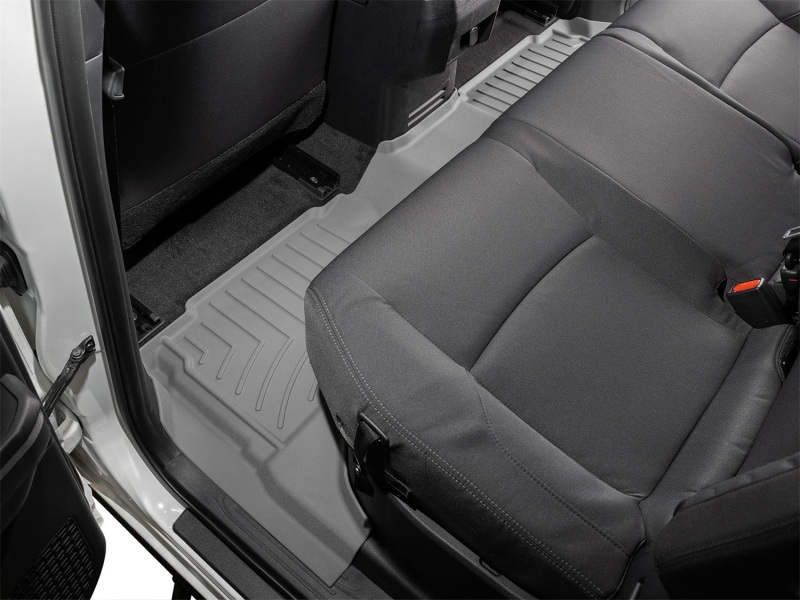 Picture of WeatherTech 2024 Toyota Tacoma DC Auto Rear FloorLiner HP - Grey