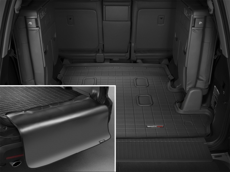 Picture of WeatherTech 08-15 Lexus LX570 Cargo Liner w/ Bumper Protector - Black