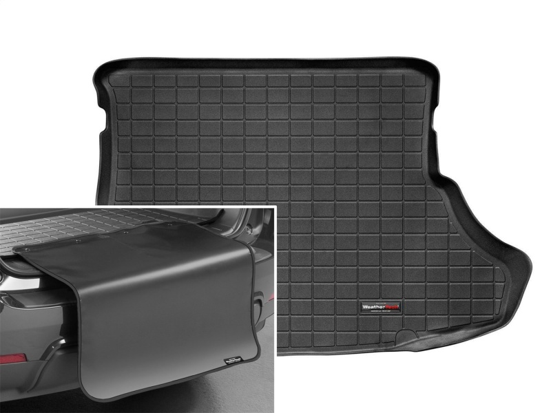 Picture of WeatherTech 10-15 Toyota Prius Cargo Liner w/ Bumper Protector - Black