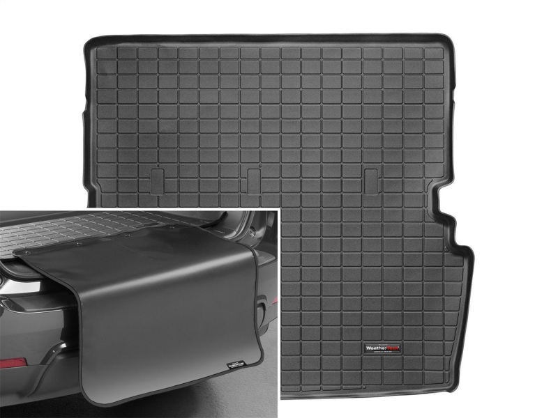 Picture of WeatherTech 09-15 Honda Pilot Cargo Liner w/ Bumper Protector - Black