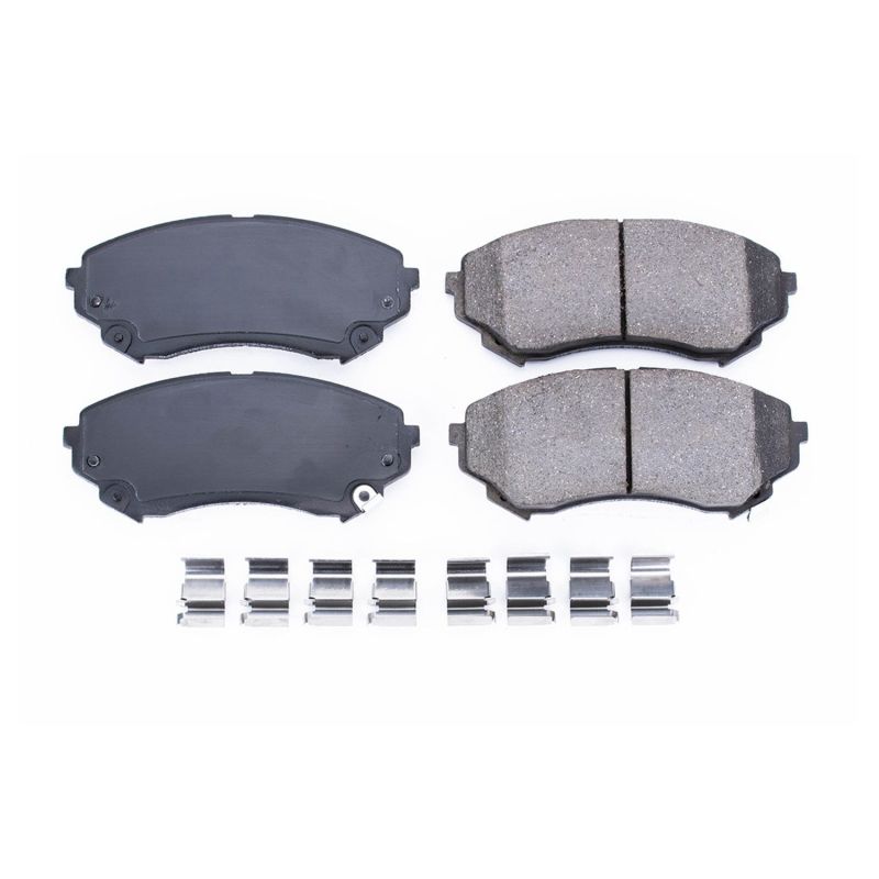 Picture of Power Stop 08-14 Cadillac CTS Front Z17 Evo Ceramic Brake Pad w/Hardware