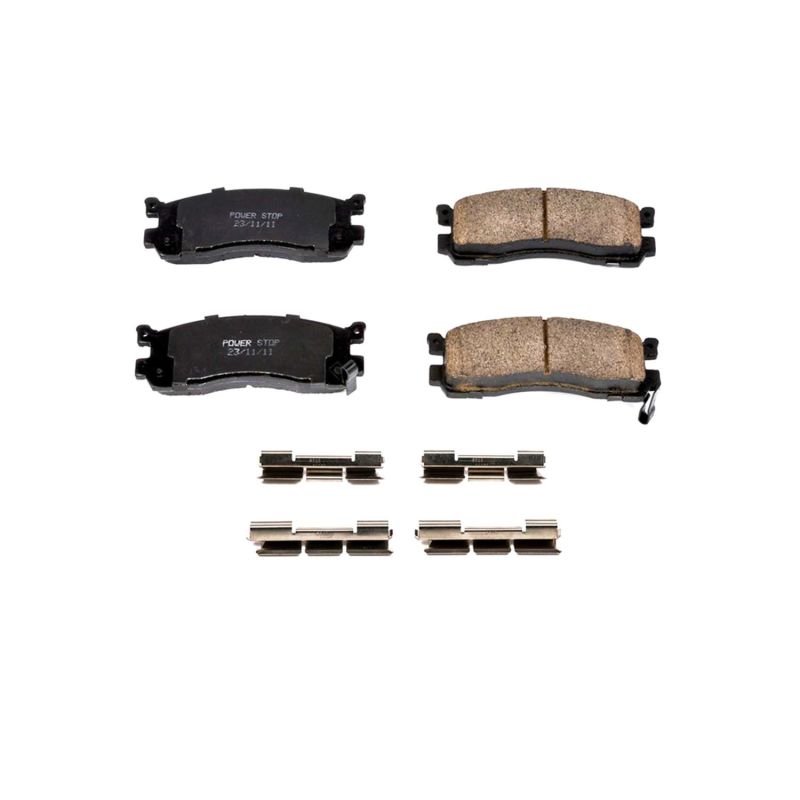 Picture of Power Stop 92-95 Mazda 929 Rear Z17 Evo Ceramic Brake Pad w/Hardware
