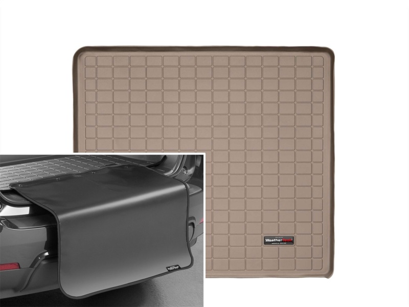 Picture of WeatherTech 10+ Toyota 4Runner Cargo Liner w/ Bumper Protector - Tan