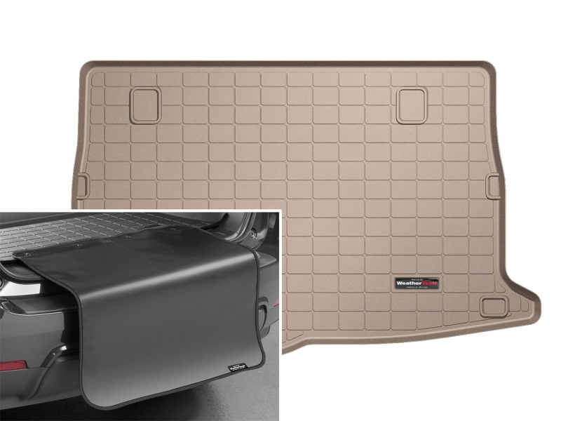 Picture of WeatherTech 12+ Hyundai Veloster Cargo Liner w/ Bumper Protector - Tan