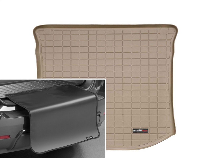 Picture of WeatherTech 11+ Jeep Grand Cherokee Cargo Liner w/ Bumper Protector - Tan