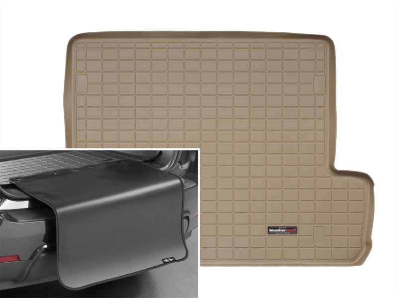 Picture of WeatherTech 10+ Toyota 4Runner Cargo Liner w/ Bumper Protector - Tan