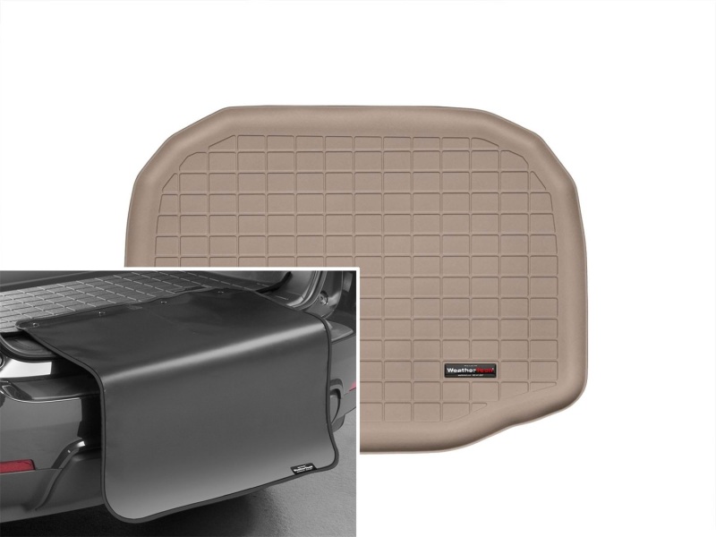 Picture of WeatherTech 11+ Ford Explorer Cargo Liner w/ Bumper Protector - Tan