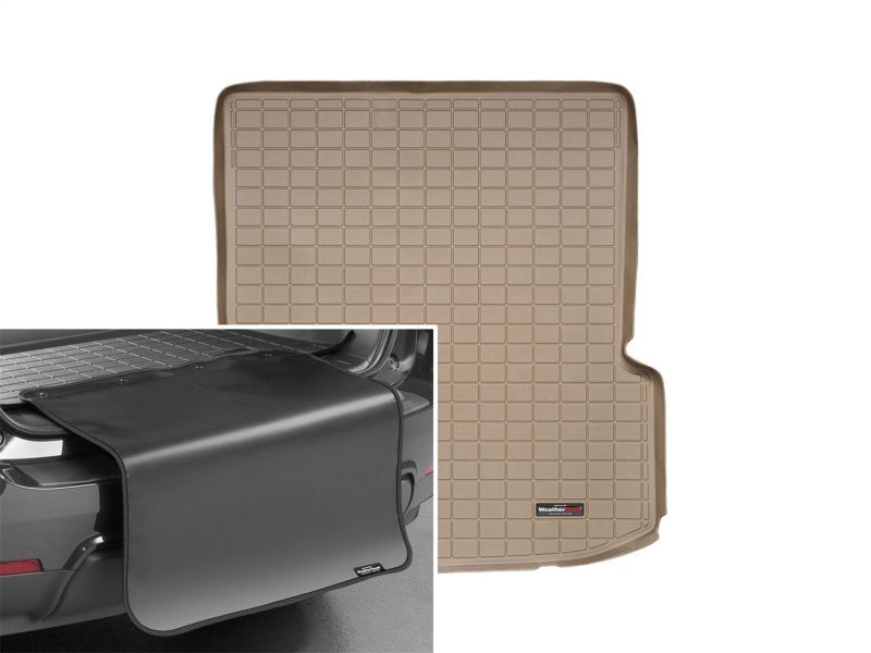 Picture of WeatherTech 11-15 Ford Explorer Cargo Liner w/ Bumper Protector - Tan