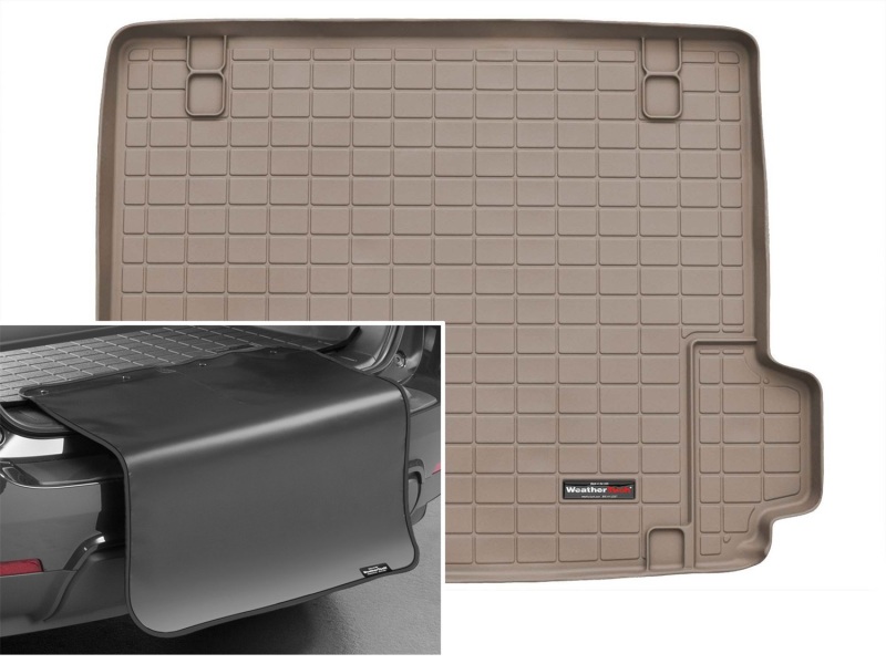 Picture of WeatherTech 11+ BMW X3 Cargo Liner w/ Bumper Protector - Tan
