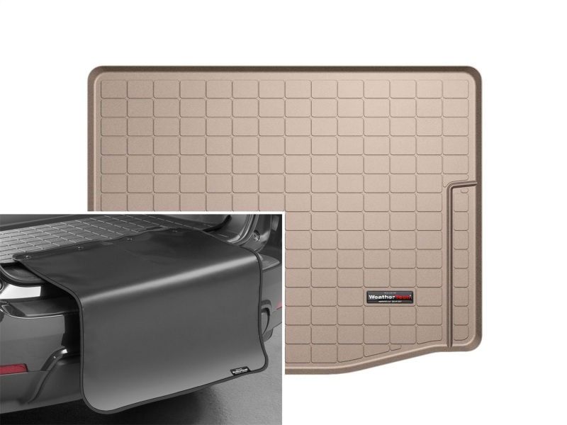 Picture of WeatherTech 12+ Ford Focus Cargo Liner w/ Bumper Protector - Tan