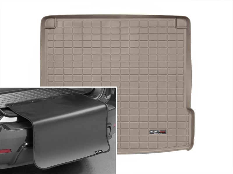 Picture of WeatherTech 15+ Mercedes-Benz GLE-Class Cargo Liner w/ Bumper Protector - Tan
