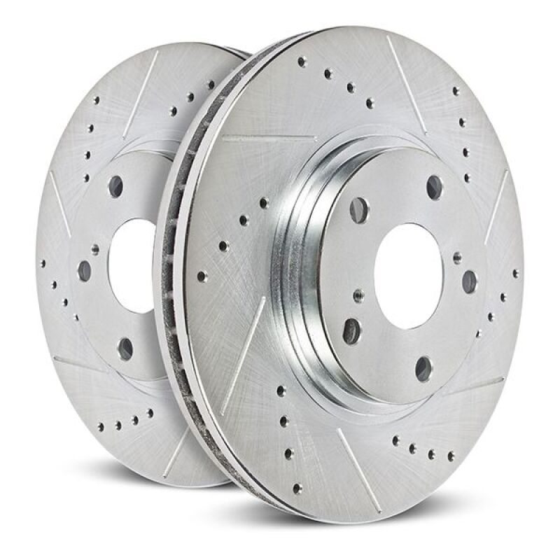 Picture of Power Stop 23-24 Acura Integra Rear Drilled & Slotted Rotor (Pair)
