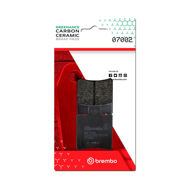 Picture of Brembo Honda Sgx/Honda Sh/Honda Sxr/Honda X8R/Hyosung Boomer Carbon Ceramic Brake Pad - Front