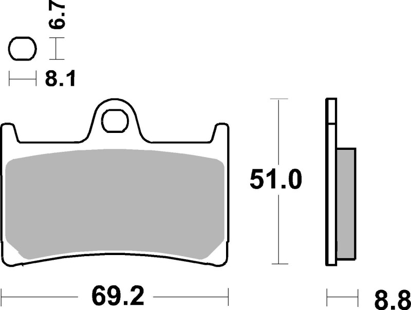 Picture of Brembo Carbon Ceramic Upgrade Brake Pad