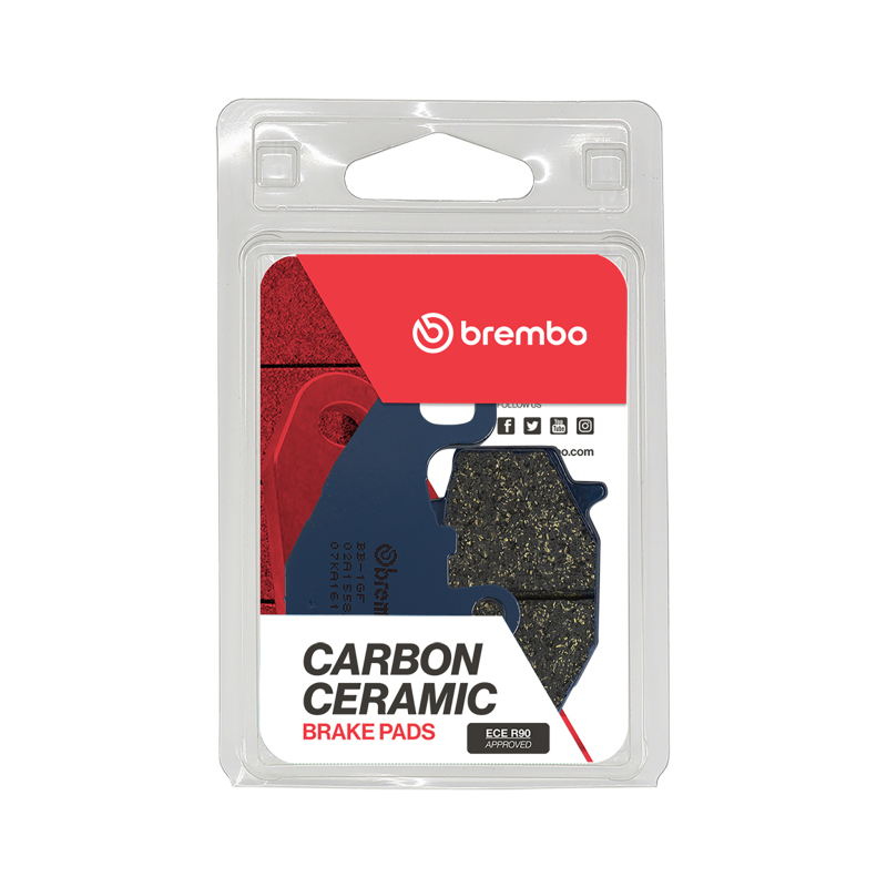 Picture of Brembo Kawasaki ZX6-R Carbon Ceramic Brake Pads - Rear