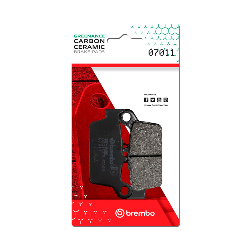 Picture of Brembo Honda Nh/KYMCO Cobra/KYMCO Fever/KYMCO Heroism Carbon Ceramic Brake Pad - Front