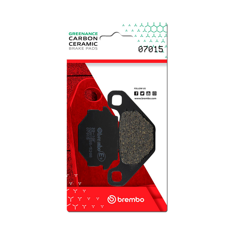 Picture of Brembo KYMCO Agility/Malaguti F Carbon Ceramic Brake Pad - Rear